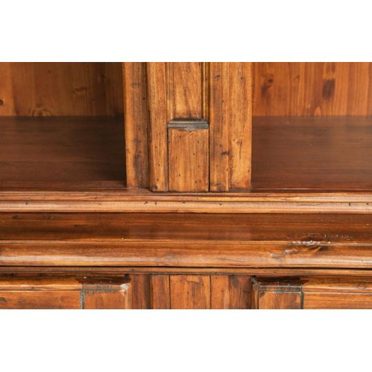 provansz toszkan asztalos butor antikolt rusztikus tomorfa konyvszekreny szekreny konyvespolt fa country nagymeretu.jpg